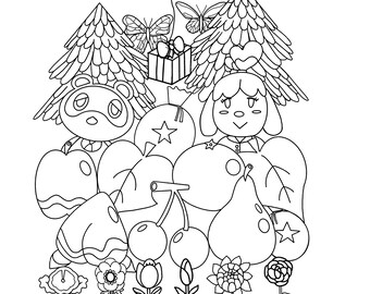 Animal Crossing Coloring Pages New Horizons - Printable Coloring