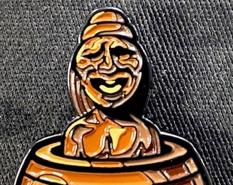 Filipino Barrel Man Pin.  1.75" x 1"