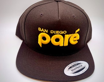 Filipino Hat/ Baseball Cap/ Hat/ Snapback/ San Diego Pare Snapback