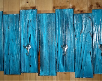 Rustic Coat Rack charred wood shou sugi ban inspired reclaimed wood