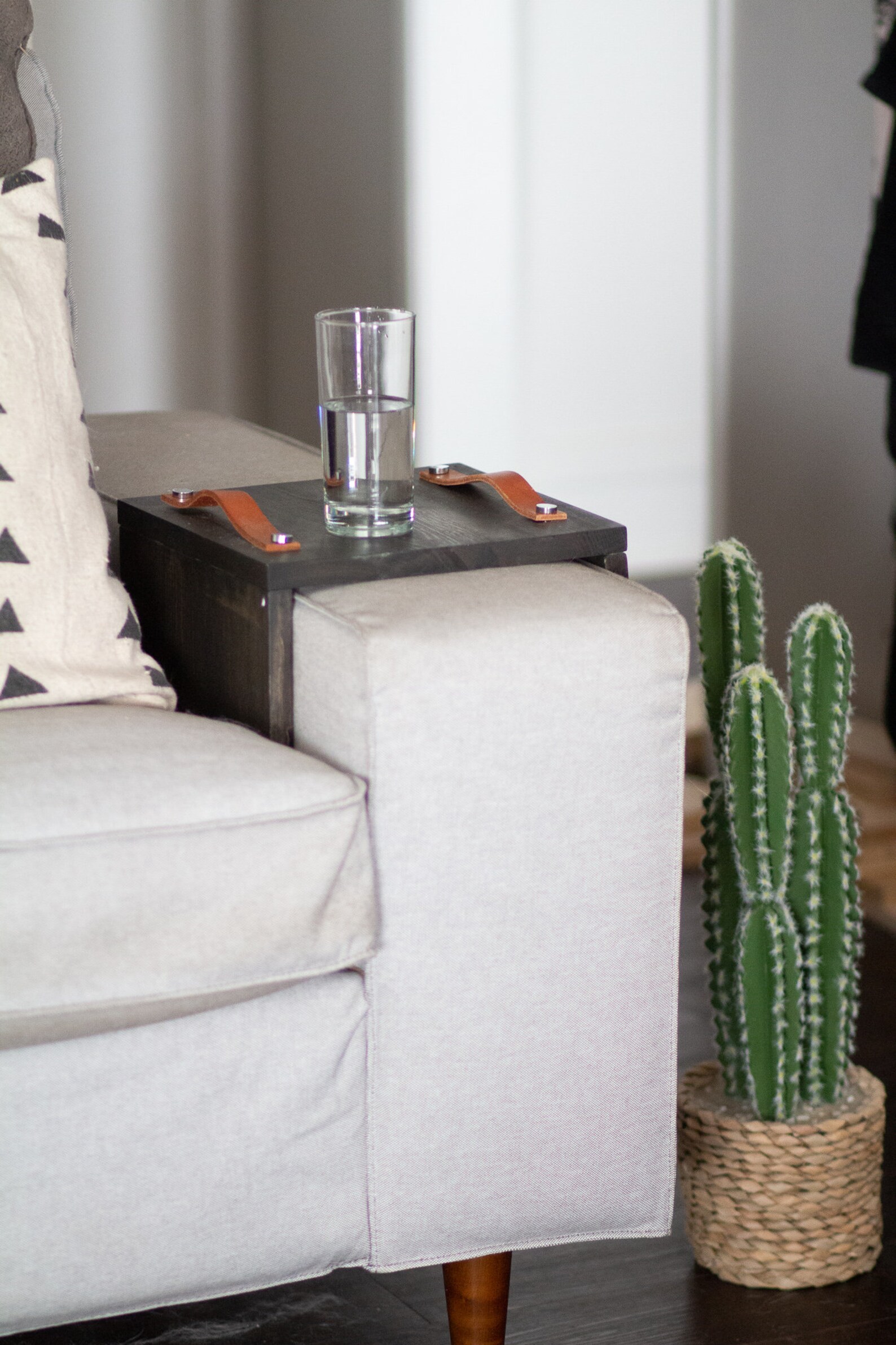 WIDE Two Tone Sofa Tray Sofa Tray Table Arm Rest Table Etsy