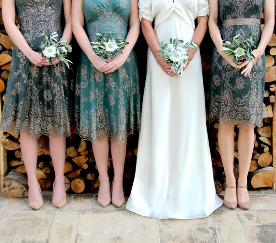 retro style bridesmaid dresses