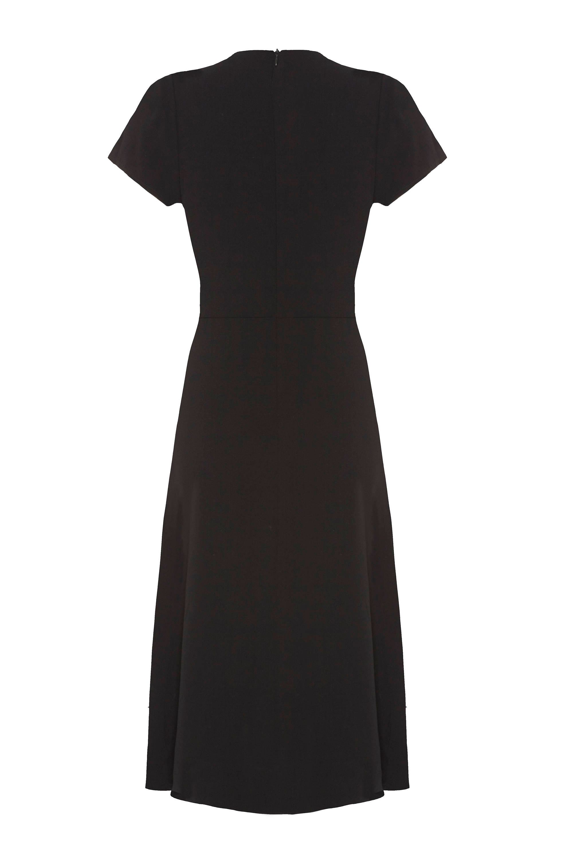 Vintage 1940's Style Black Crepe Dress - Etsy