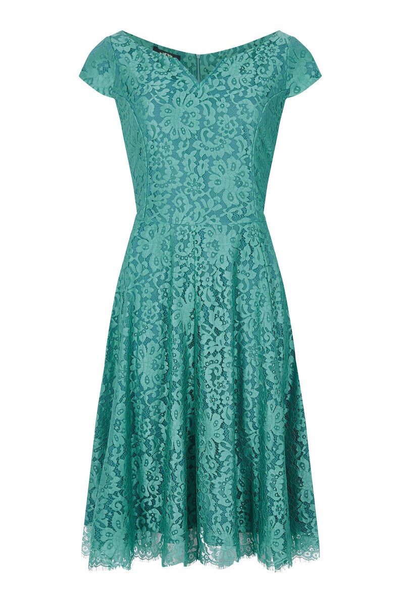 Bespoke Vintage Style Jade green Lace Bridesmaid Dresses | Etsy