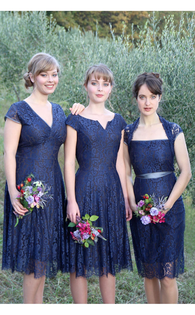 Midnight Blue Bridesmaid Dresses Carley Connellan