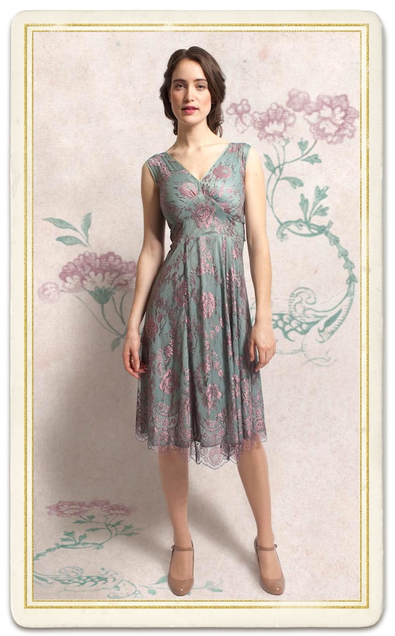 vintage look mother of the bride dresses