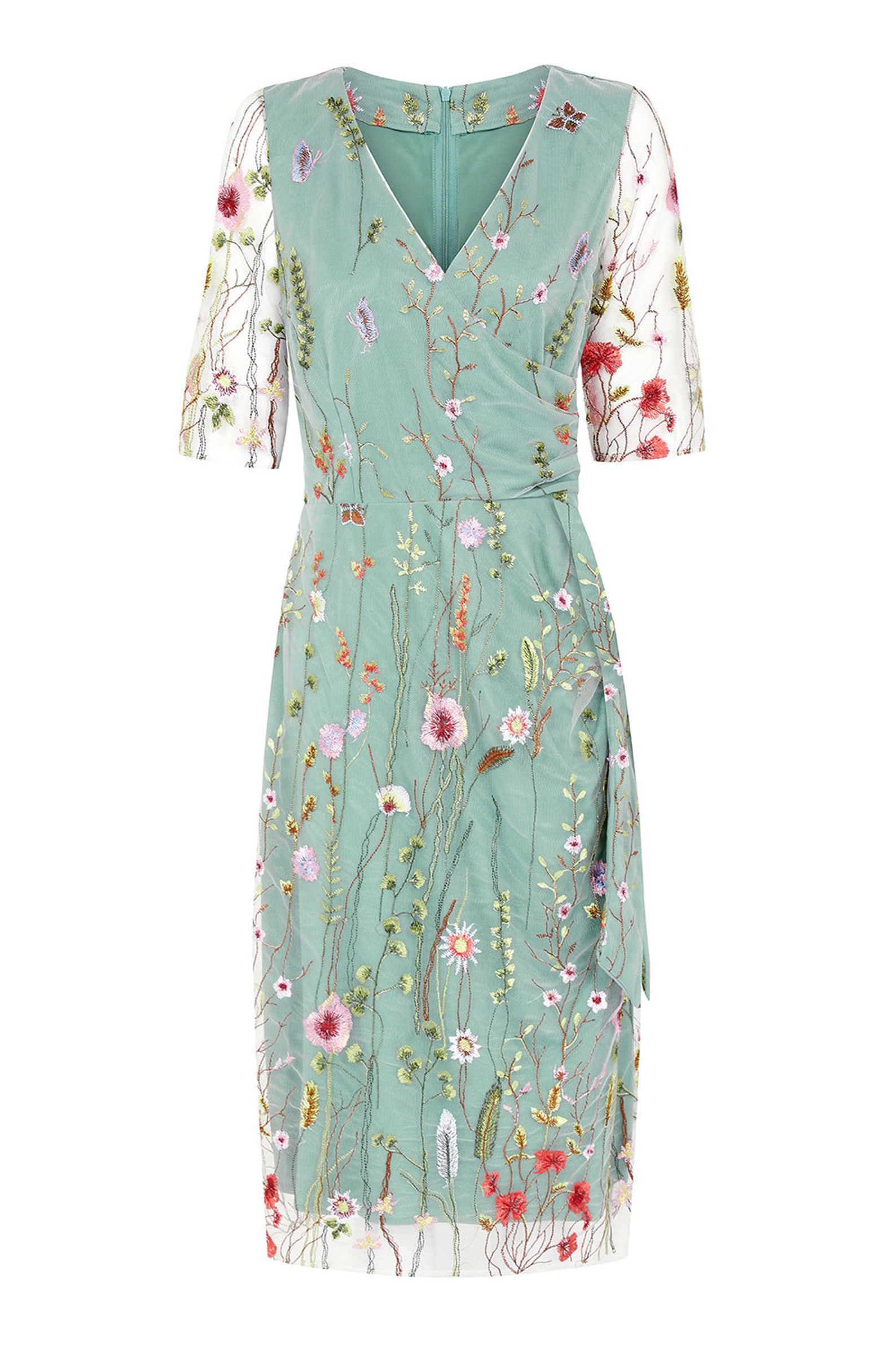 Sash Dress in Embroidered Meadow Flower Lace - Etsy