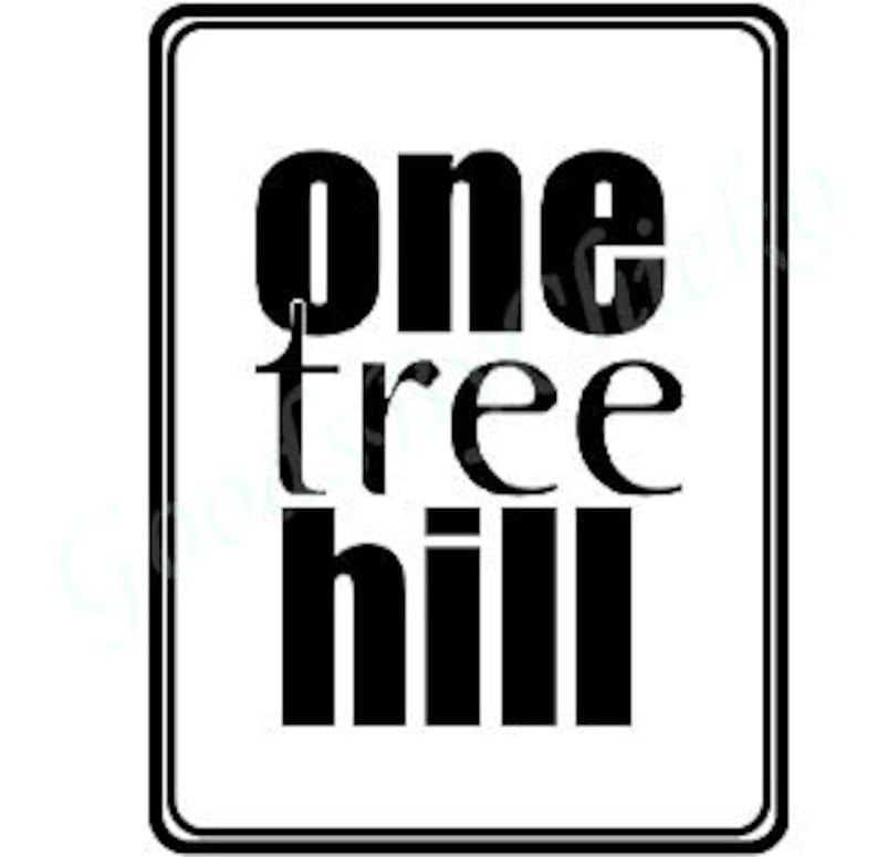 One Tree Hill Printable Stickers Etsy