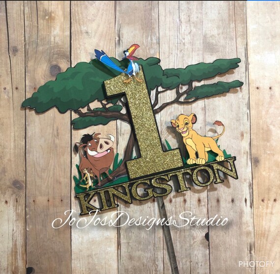 Lion King Cake Topper Lion King Banner Lion King Theme Etsy