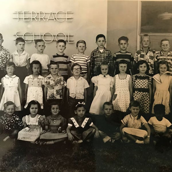 Retro Class Photo Vintage School Photo - Etsy