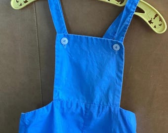 Vintage Blue Duck Overalls – Toddler Boy Romper 12-18 Months