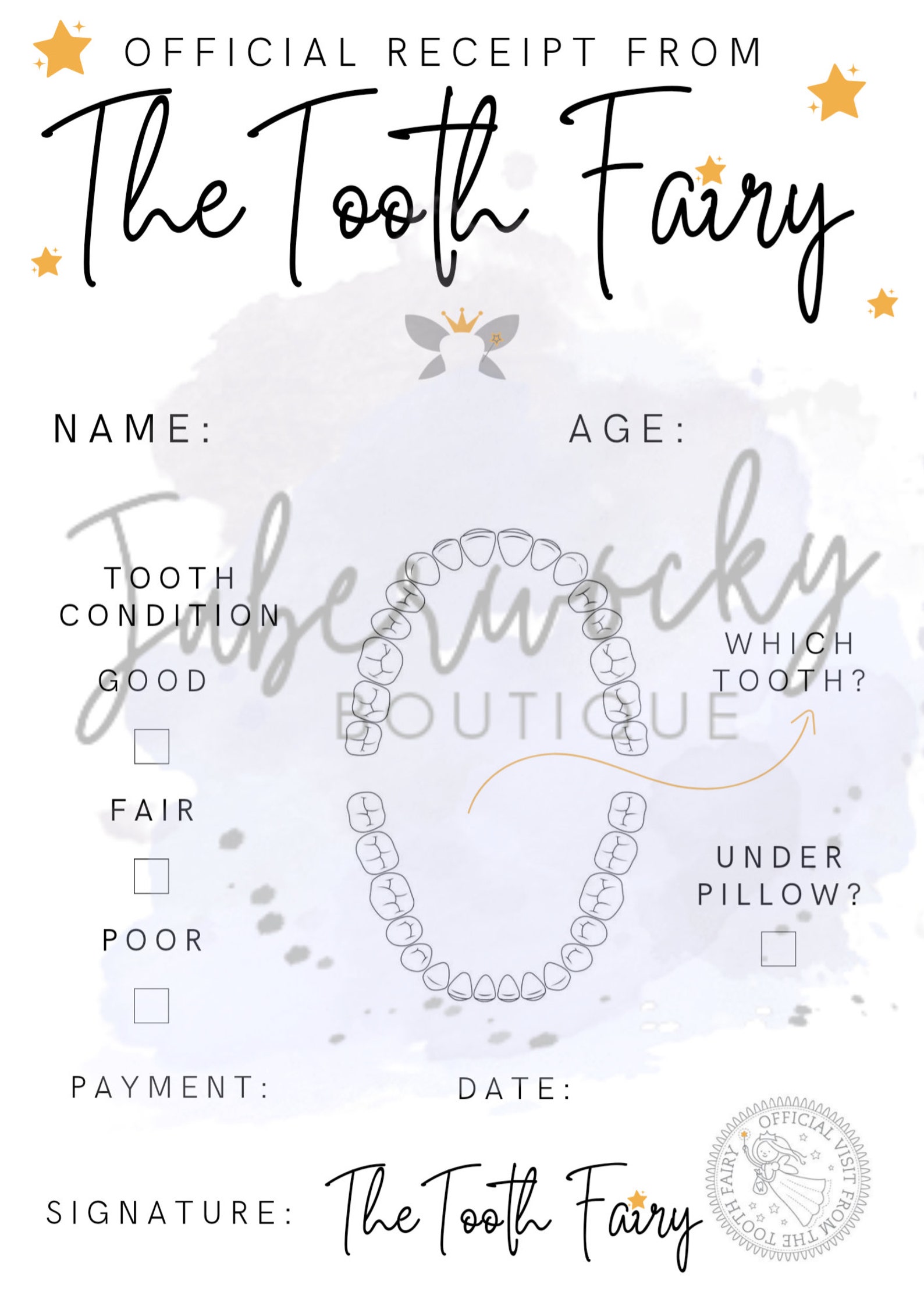 tooth-fairy-letter-printable-digital-download-tooth-fairy-etsy-uk