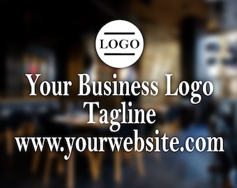 Custom Decal, Business Decal, Business Door Decal, Store Decal, Business Advertising, Business Marketing, Small Business