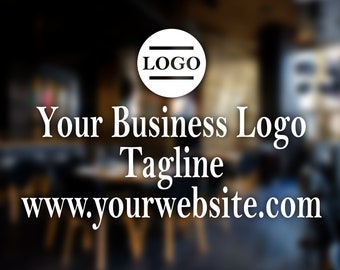 Custom Decal, Business Decal, Business Door Decal, Store Decal, Business Advertising, Business Marketing, Small Business