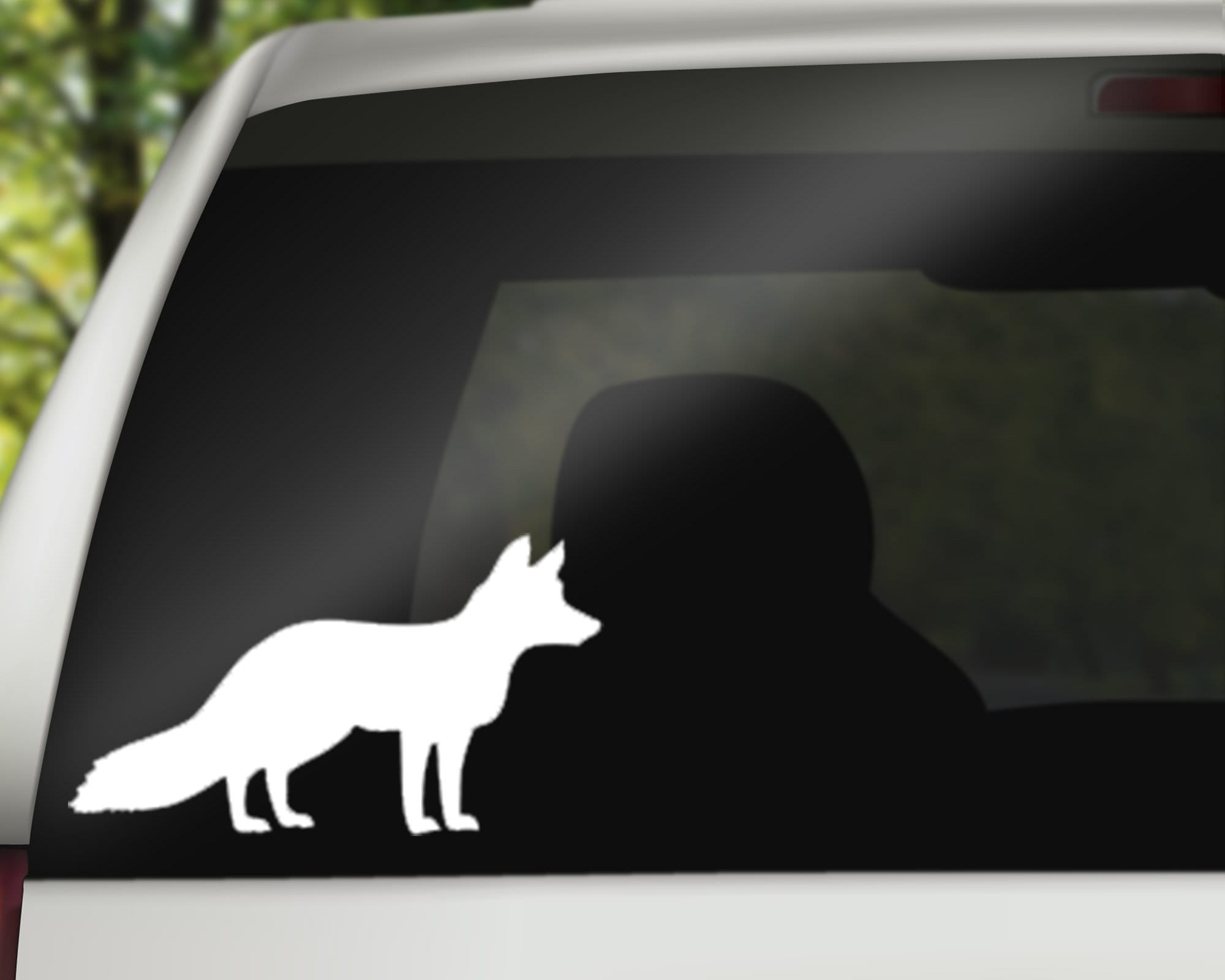 Fox Decal Fox Decal Sticker for Car Laptop or Wall Vinyl Etsy