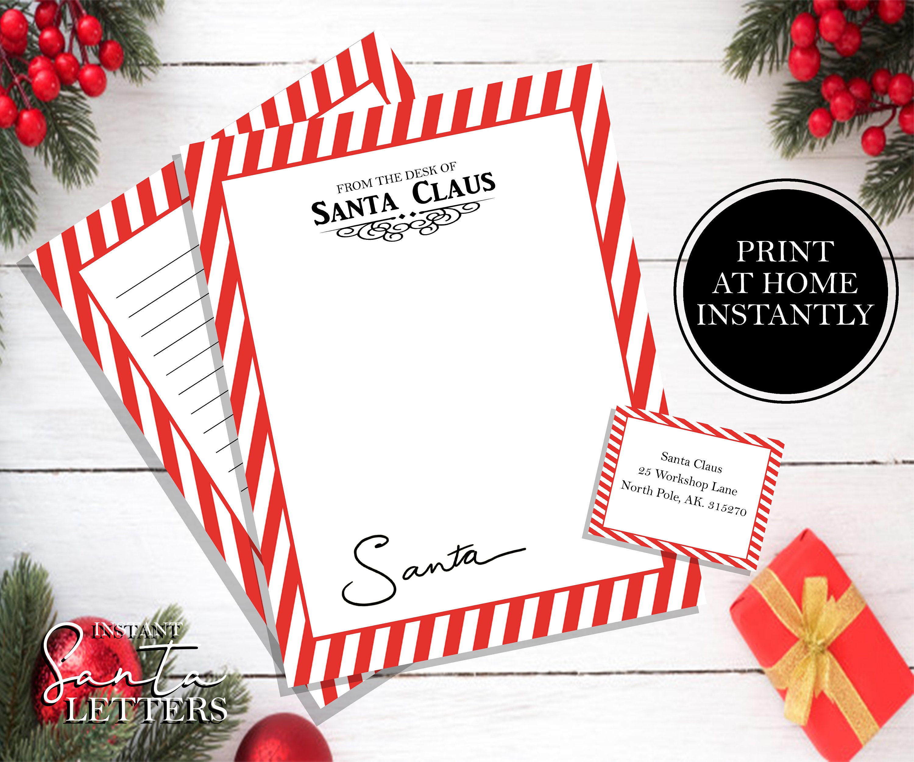 Lettre Au Père Noël Vierge à Imprimer Papier à en-tête du Père Noël lettre du Père Noël Lettre - Etsy Canada