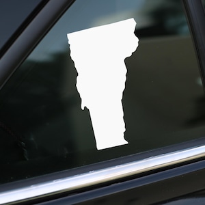 Vermont State Decal, Vermont Vinyl Decal Sticker for Car, Laptop or Wall, Vermont Gift