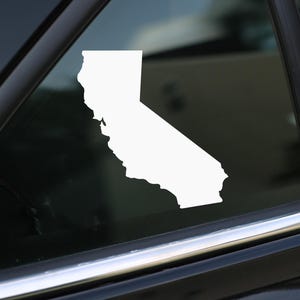 California State Decal, California Vinyl Decal Sticker for Car, Laptop or Wall, California Gift