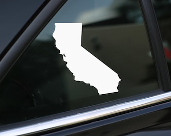 California State Decal, California Vinyl Decal Sticker for Car, Laptop or Wall, California Gift