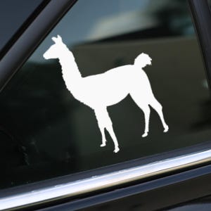 Llama Decal, Llama Decal Sticker for Car, Laptop or Wall, Vinyl Gift, Llama Gift