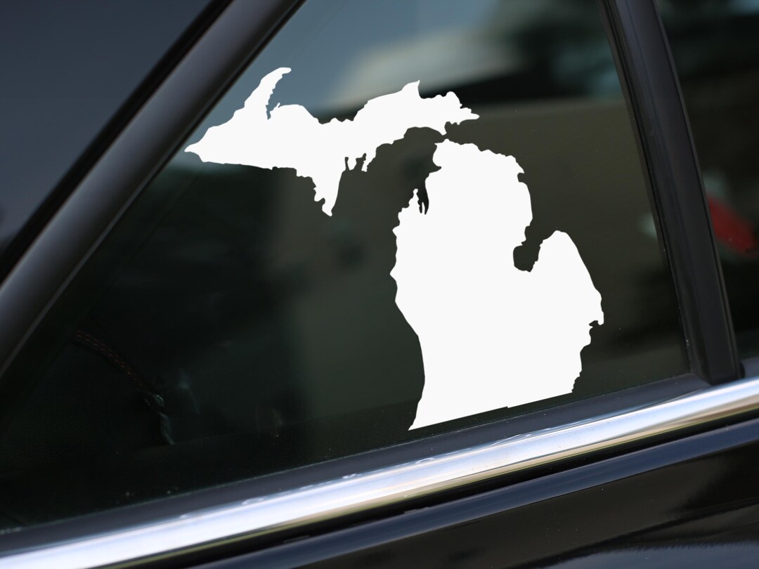Sticker Gas Mi Michigan State Decal, Michigan Vinyl Decal Sticker for Car, Laptop or ...