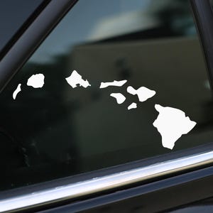 Hawaii State Decal, Hawaii Vinyl Decal Sticker for Car, Laptop or Wall, Hawaii Gift