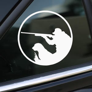 Duck Hunting Decal, Hunting Decal Sticker for Car, Laptop or Wall, Vinyl Gift, Hunting Gift