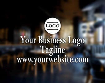 Custom Decal, Business Decal, Business Door Decal, Store Decal, Business Advertising, Business Marketing, Small Business