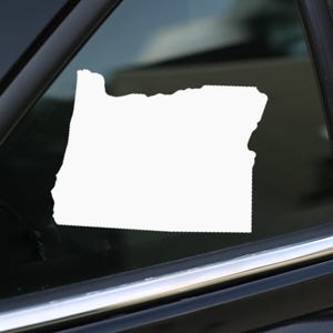 Oregon State Decal, Oregon Vinyl Decal Sticker for Car, Laptop or Wall, Oregon Gift