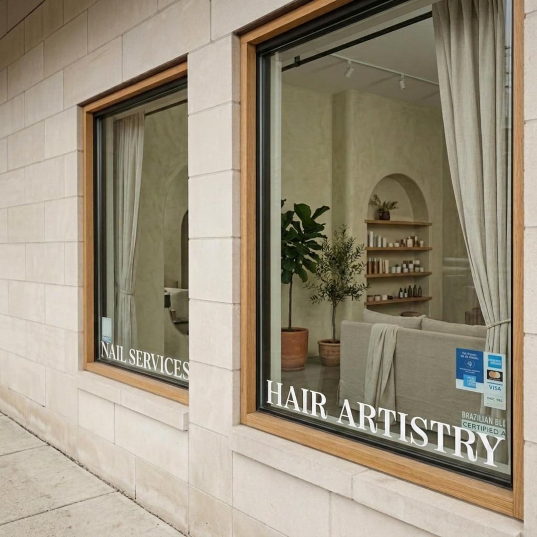 Custom Window Decal, Business Window Decal, Storefront Window Decal ...