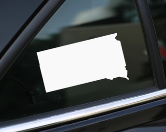 South Dakota State Decal, South Dakota Vinyl Decal Sticker for Car, Laptop or Wall, South Dakota Gift