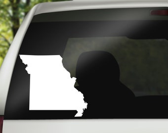 Missouri State Decal, Missouri Vinyl Decal Sticker for Car, Laptop or Wall, Missouri Gift