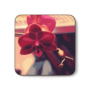Coaster, Flower Art, Housewarming Gift, Table Decor, Home Accessories, Beverage Coasters