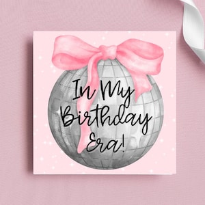 Cadeau d'anniversaire de l'époque ou étiquette-cadeau - Carte d'étiquette de cadeau d'anniversaire Par-Tay - Imprimable en téléchargement numérique instantané