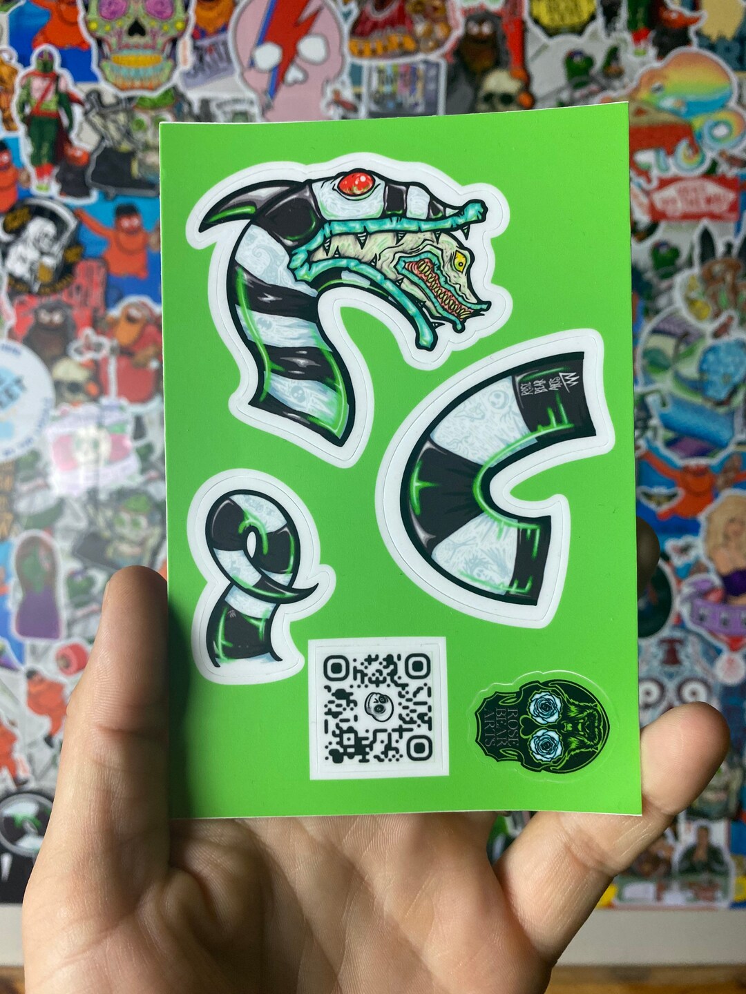 Sandworm Card Sand Worm Sticker Sheet - Etsy