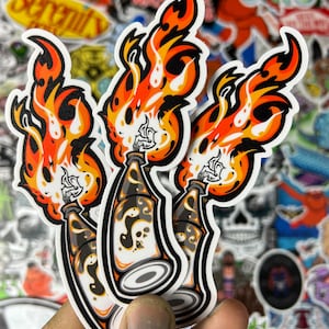 Molotov sticker