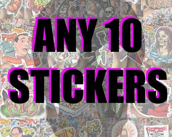 Any 10 stickers