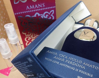 fragrance for women and men, travel size, AMANS