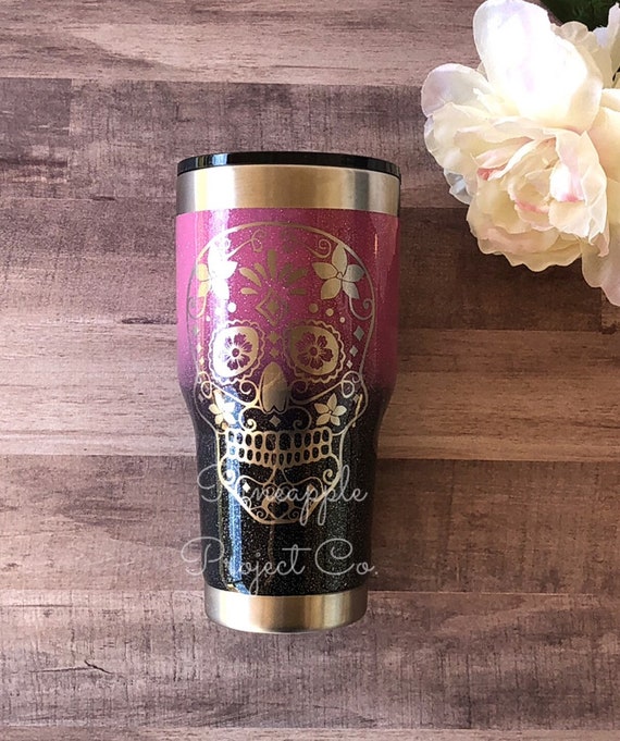 yeti sugar skull tumbler