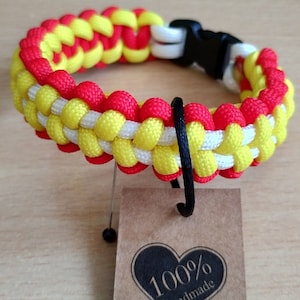 The Royal Lancers (RL) 550 High Quality Paracord Bracelet, Handmade, Choice of Buckles & Straps, Free Postage.
