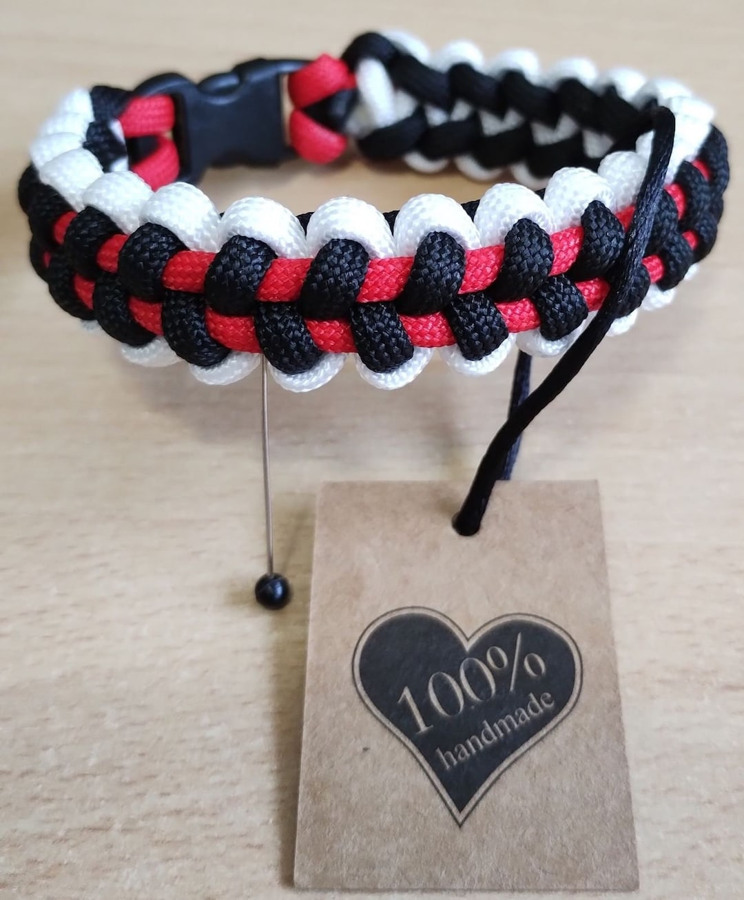 Bracciale Paracord 550 The Queens Royal Hussars - Ispirato A SSAFA, Fatto UK