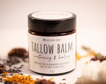 Whipped Tallow Balm, Moisturizing Tallow Lotion