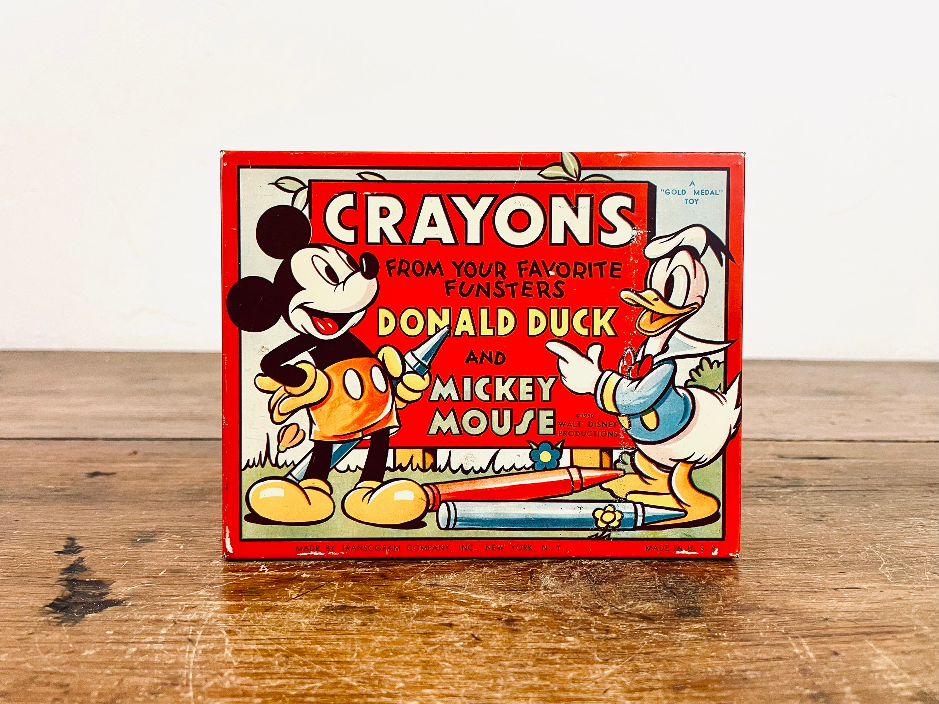 Disney Crayon - Mickey Dalmatian Princess Tinkerbell Pooh Crayon Set 