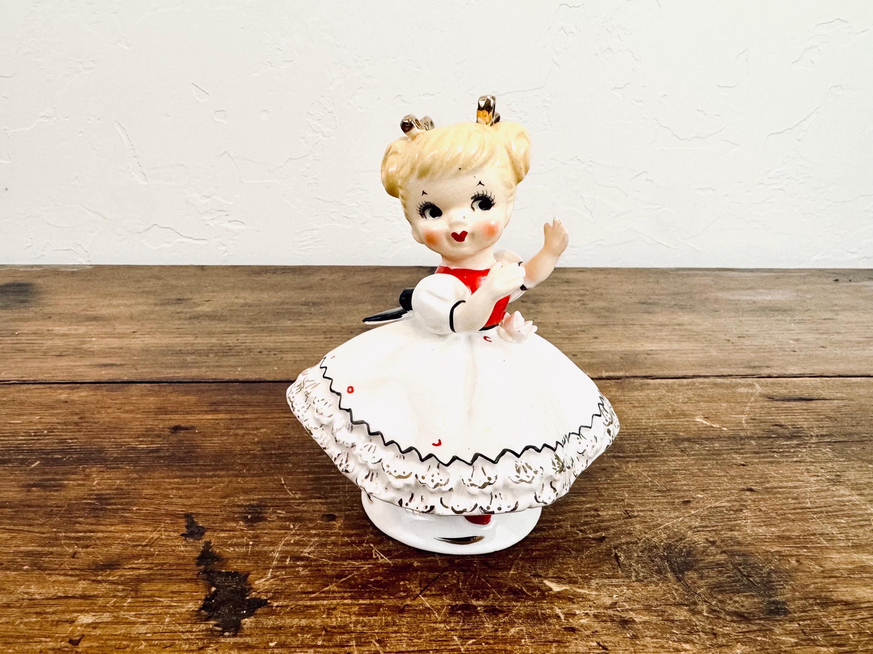 買い保障できる Shopper Girl Etsy - Figurine アンティーク雑貨