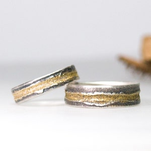 Gold silver rings set wedding rings men's ring women's ring wedding rings