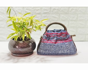 Hmong Handbags,Tribal Bag, Water-splashed Bags, Ethnic Handbag, Indigo Purses, Gift Ideas