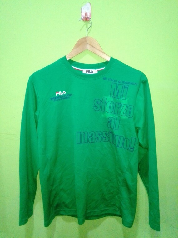 fila t shirt green