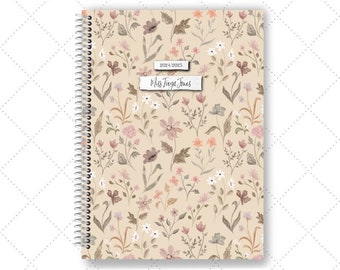 Personalised Teacher Planner, 2024/2025 Diary, Lesson Planner, Academic Planner, Week to View, Mid Year, Gift for teachers