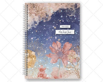 Personalised Teacher Planner, 2024/2025 Diary, Lesson Planner, Academic Planner, Week to View, Mid Year, Gift for teachers