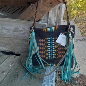 Fringed Bootlegger Bag